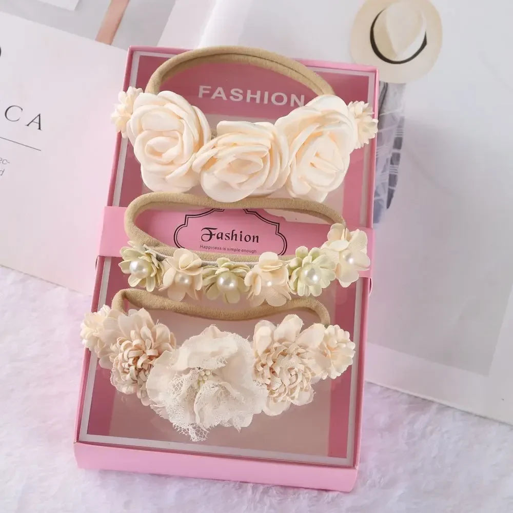 LUXBaby Floral Headband Set