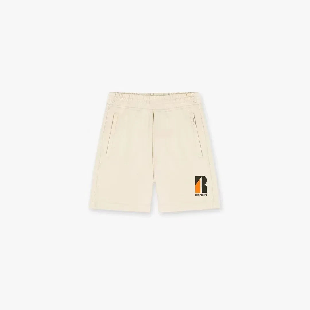 French Terry 100% Cotton Mens Casual Gym Sweat Shorts Relaxed Fit Heavyweight Loose Embroidered Logo Sport Shorts
