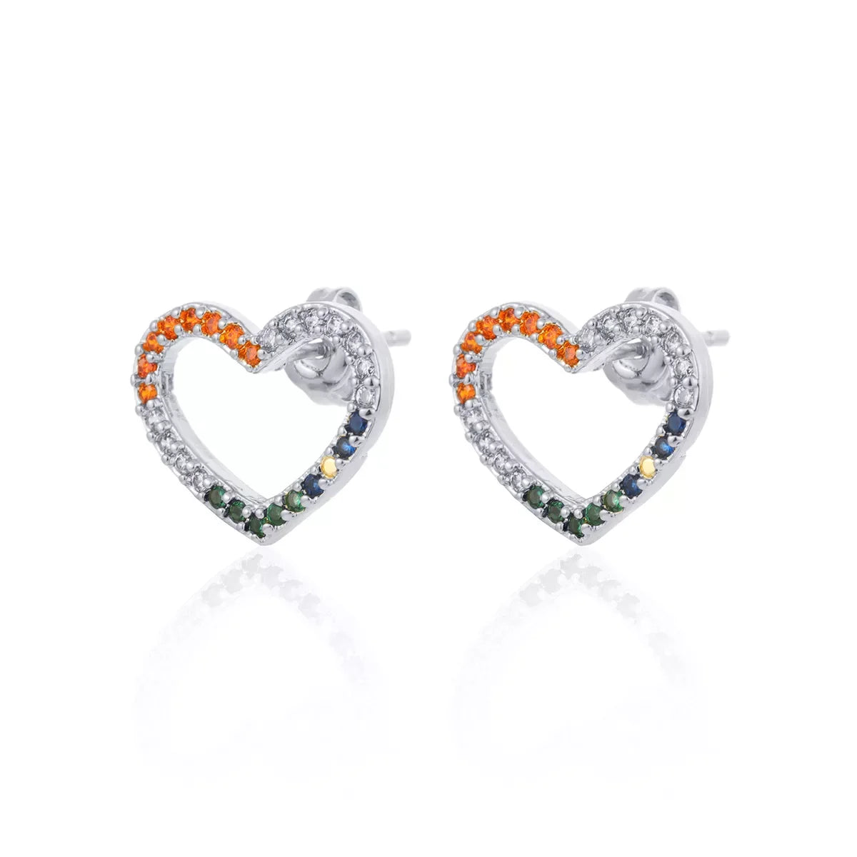 Cubic Zirconia Fashion Stud Earings (Mix and Match)