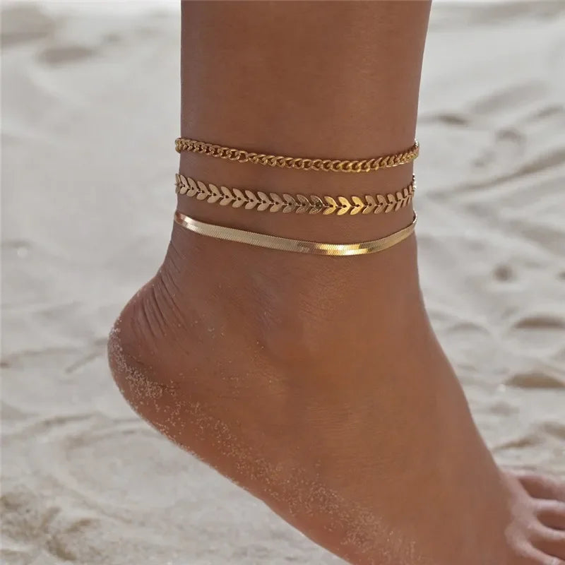 Boho Charm Anklet Chain