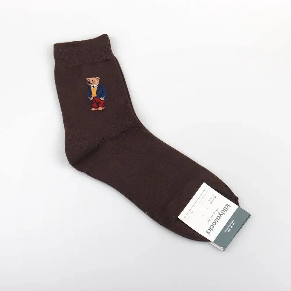 Gentleman Bear Men's Socks- 1pair