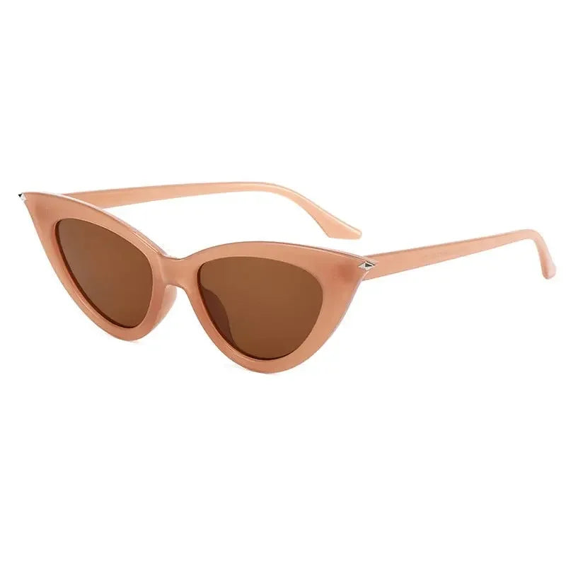 OLOPKY Cat Eye Sunglasses Women 2022 Luxury Brand Vintage Eyewear Women Retro Cateye Sunglasses for Women Lentes De Sol Mujer