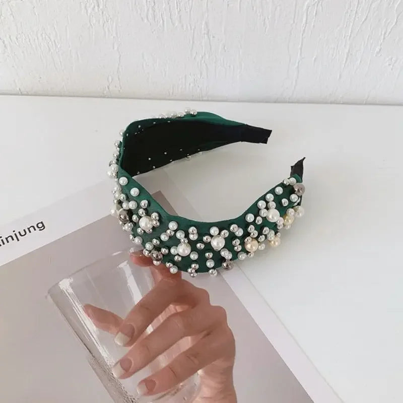 LUX Rhinestone Baroque Hairband