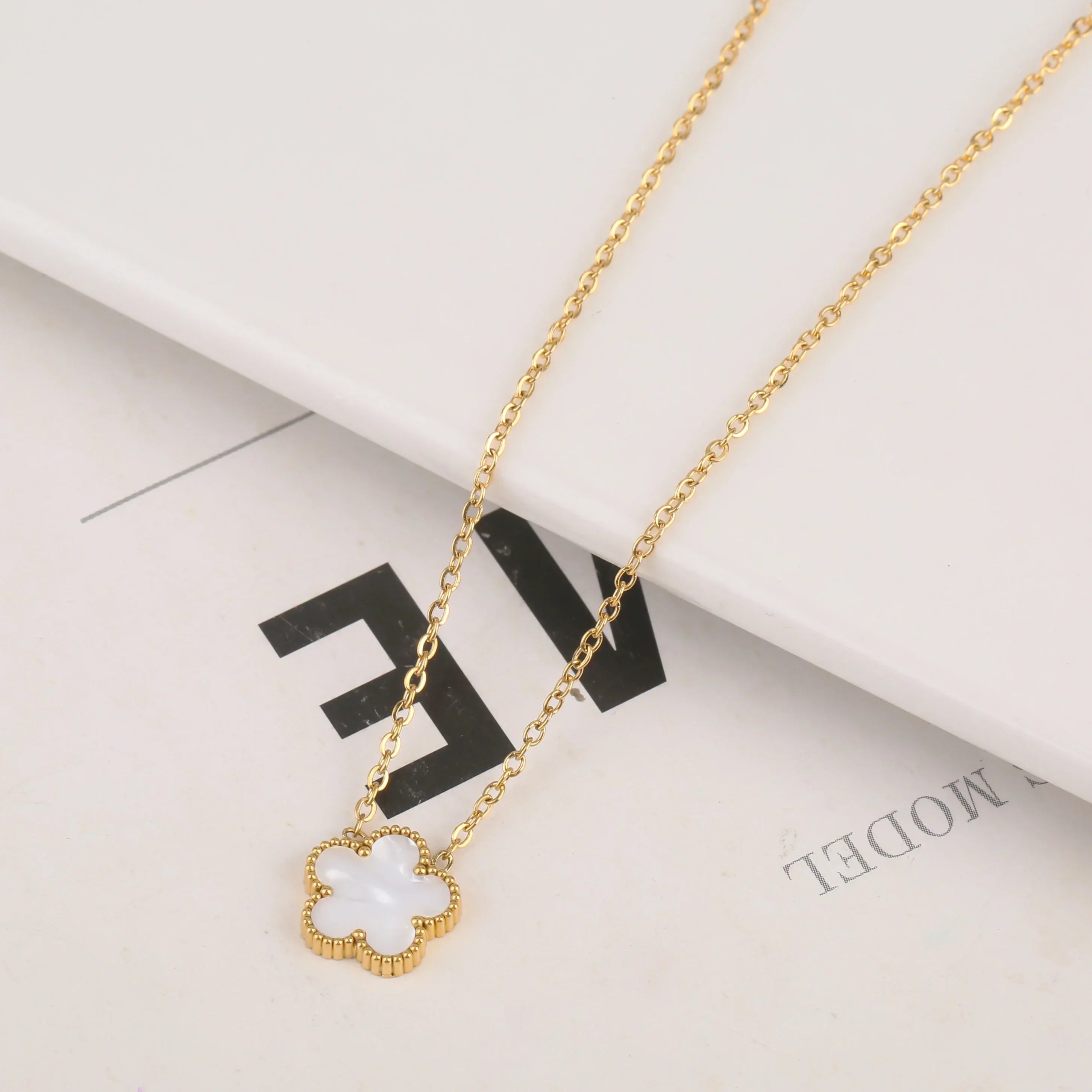 Gold Plated Stainless Steel Flower Bracelet