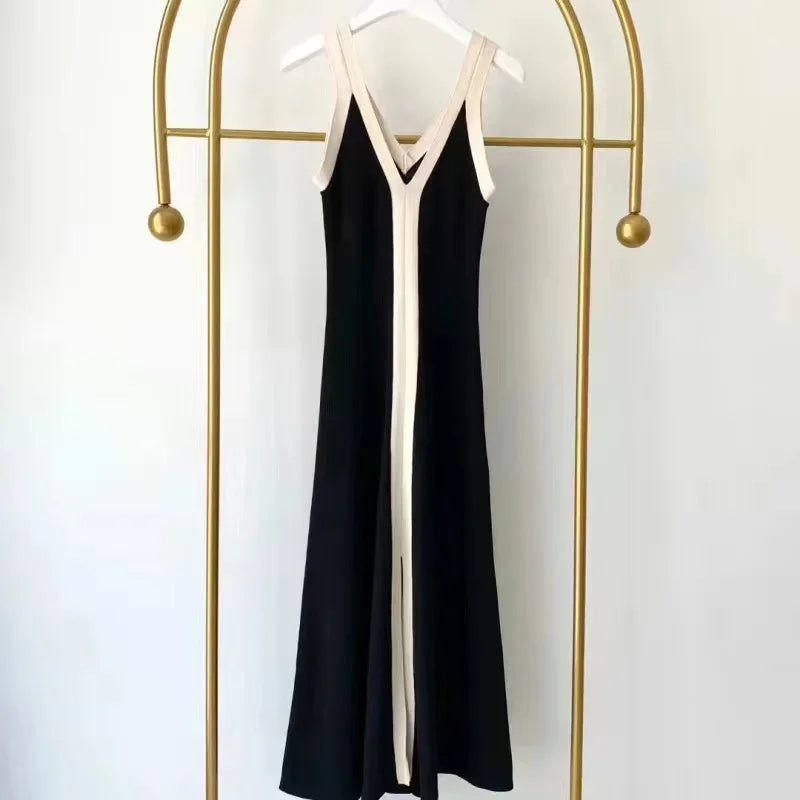 Classic Black Summer Maxi Dress