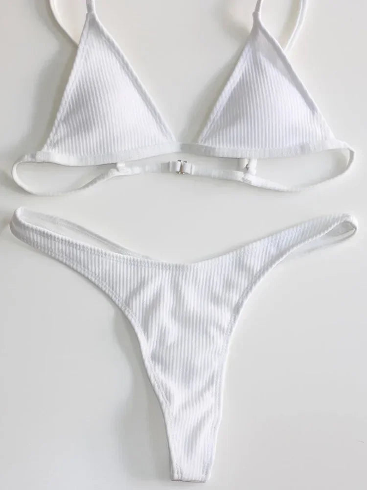 Bandeau Ribbed Bikini