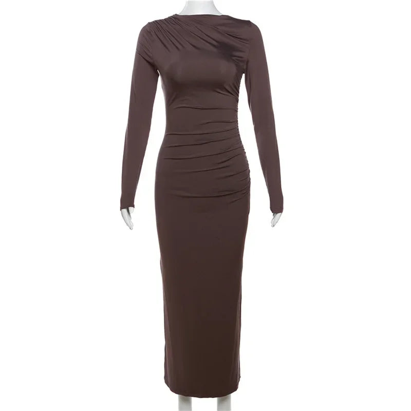 Snatched Long Sleeve lBodycon Dress