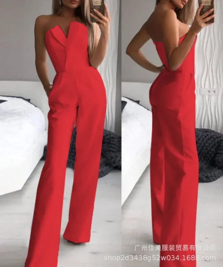 Women’s Powerful Wide Leg Jumpsuit