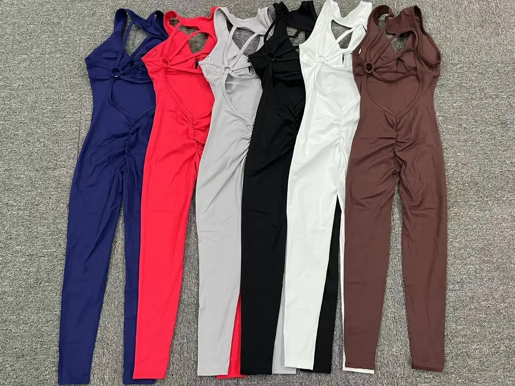 Scrunchy Booty Gym Jumpsuit