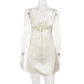 Resort Satin Mini Party Dress