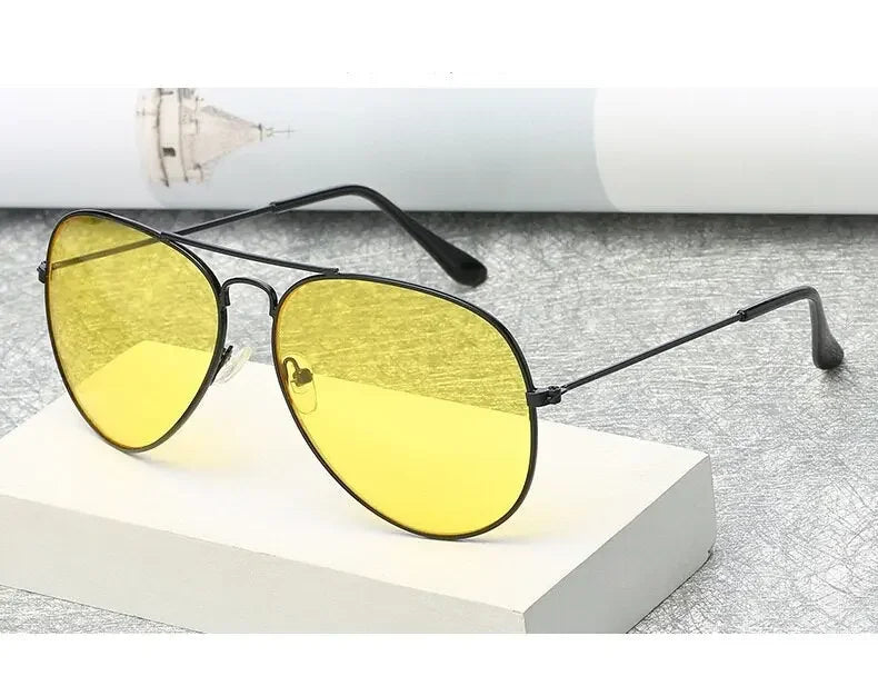 Men’s Retro Silver Sun Glasses