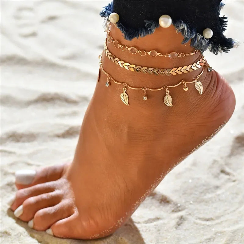 Boho Charm Anklet Chain
