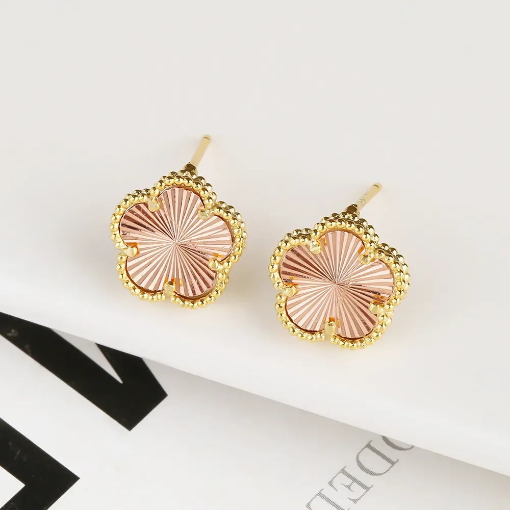 LUX Clover Earrings 18K Gold Plated
