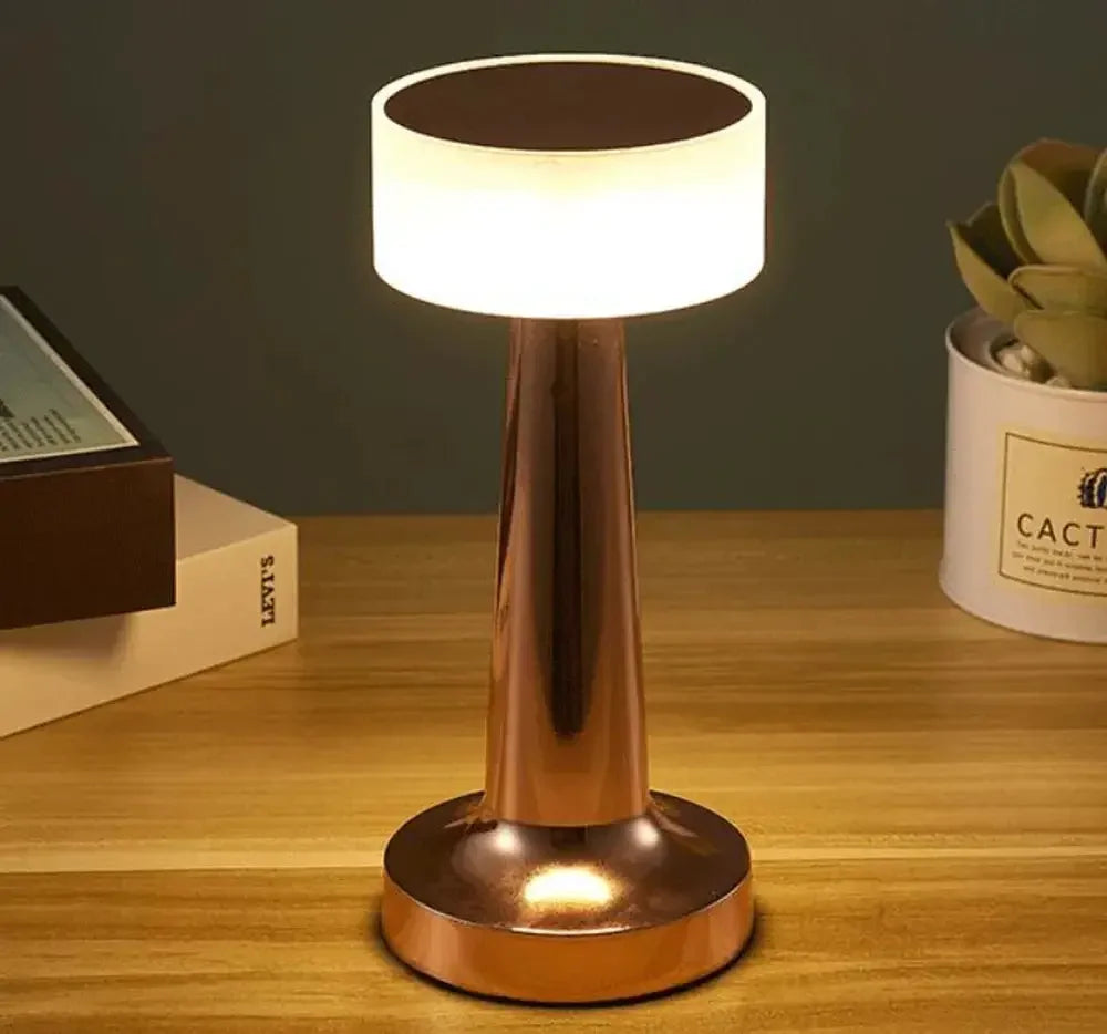 Retro Bar Table Lamp Led Rechargeable Desk Light Room Decor Lampe Camping Luces Bedroom Coffee Decoration Chambre Night Lights
