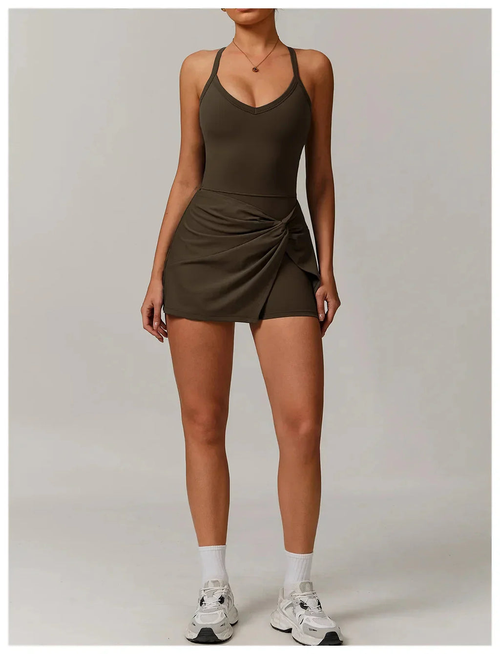 Tennis Crossback Push Up Dress