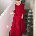 Luxury Red Ceremony Gown