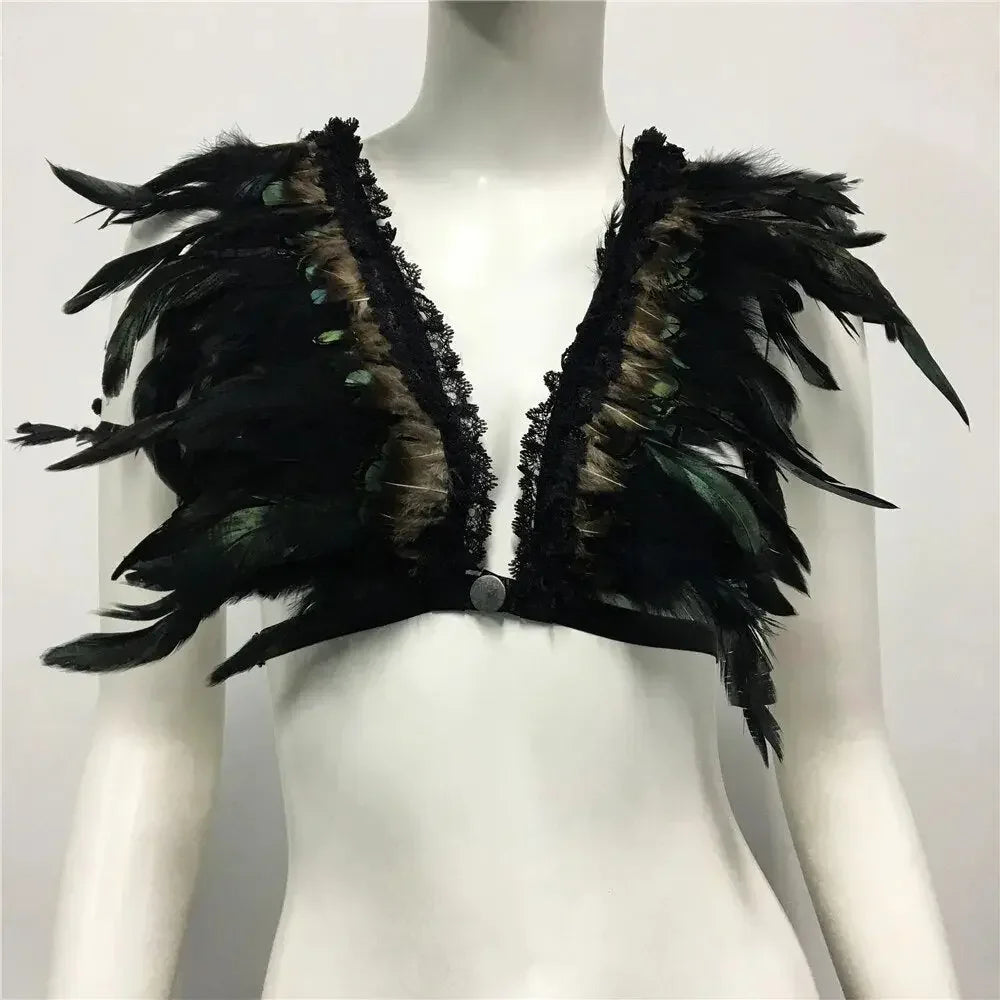 Music Festival LUX Feather Top