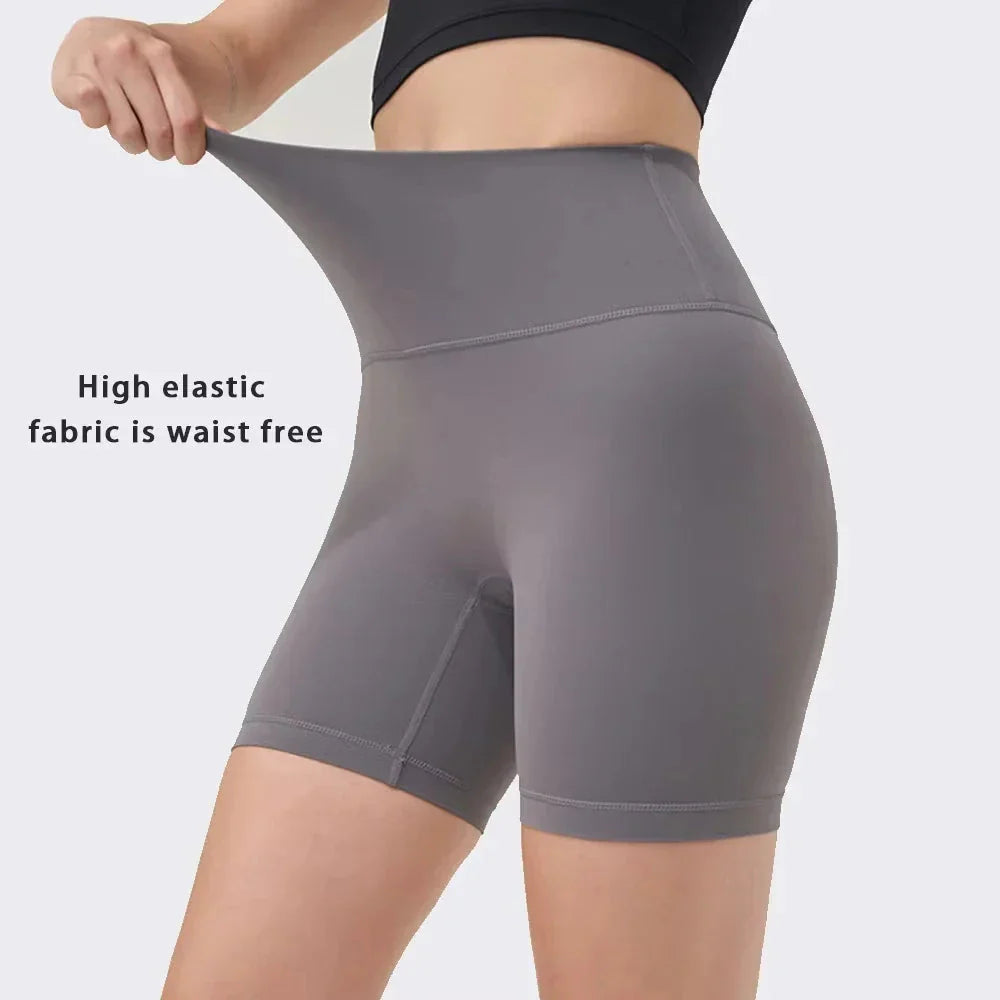 Women Butt Lifting sport short Seamles High Waist Yoga Shorts Breathable Soft Elastic slim shorts woman push up yoga legging