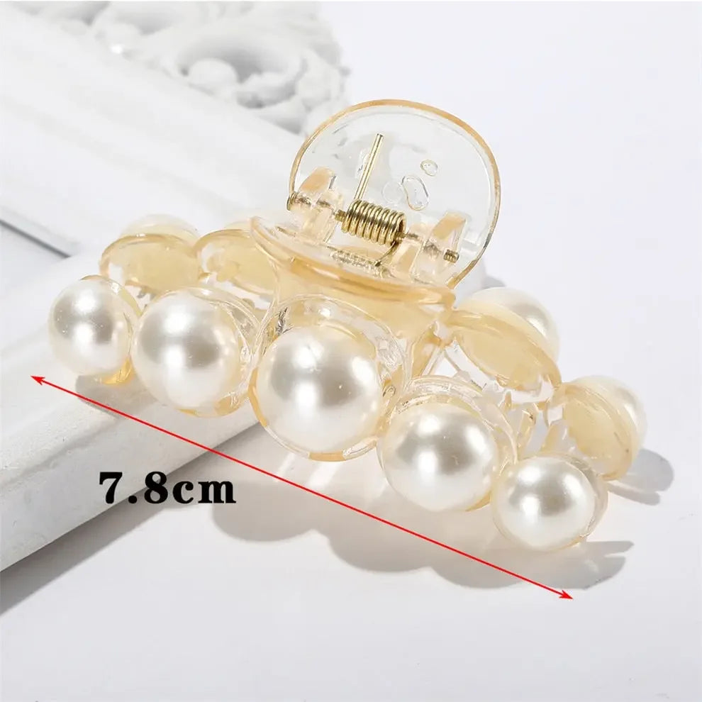 Giant Pearl Acrylic Hair Clip