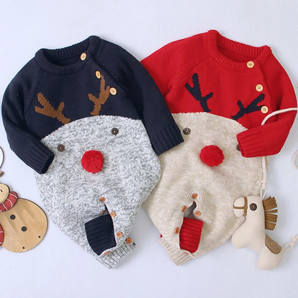 Kids Ugly Baby Christmas Sweater Family Matching Outfits For Holiday Party Knitted Pullover Fall Toddler Girl Boy Winter Clothes