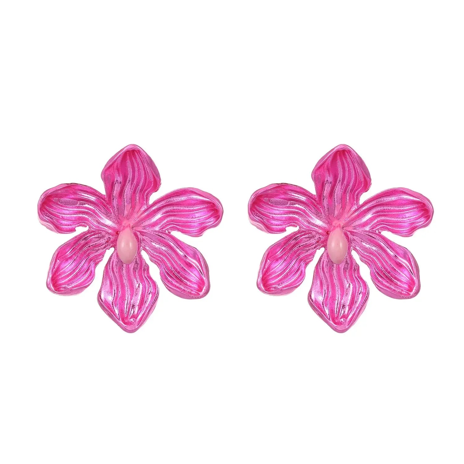 Belle Flower Pink Earrings