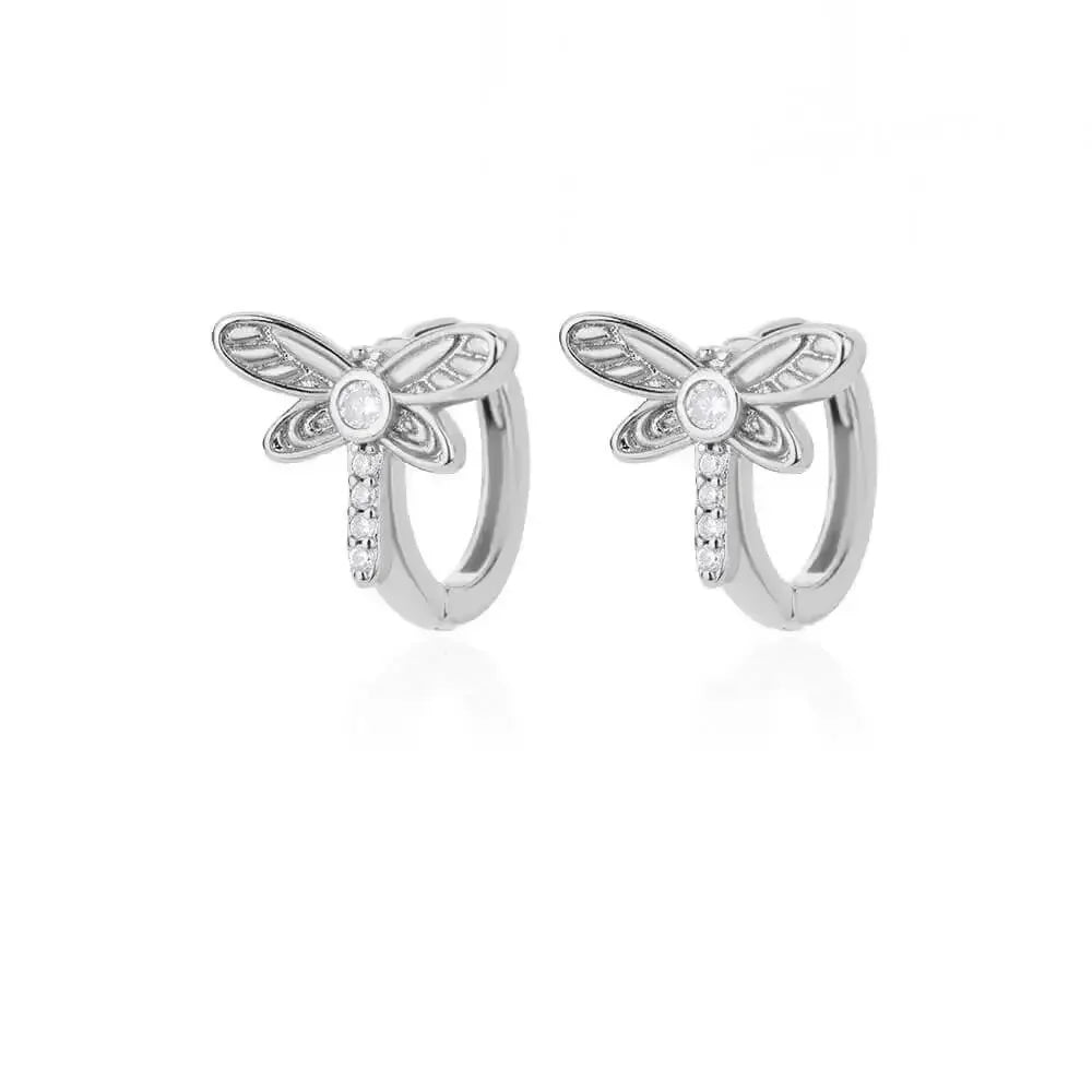 Lux Diva Stainless Steel Hoop Earrings