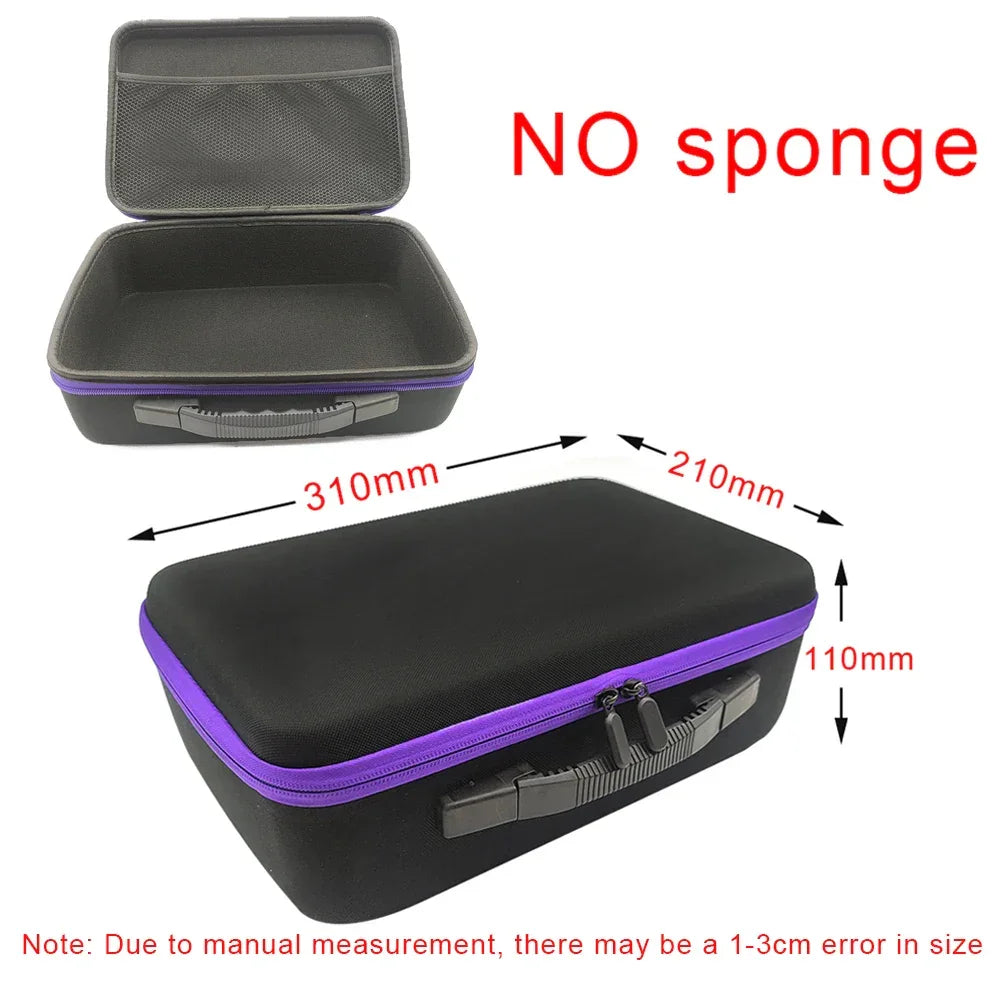 8 Slot Watch Storage Box Shockproof Watch Carry Case Organizer Protective Canvas EVA Hard Shell Zipper Watch Storage Case
