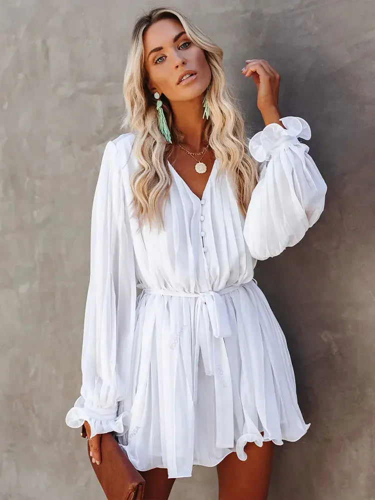 Daniella Summer Ruffle Mini Dress
