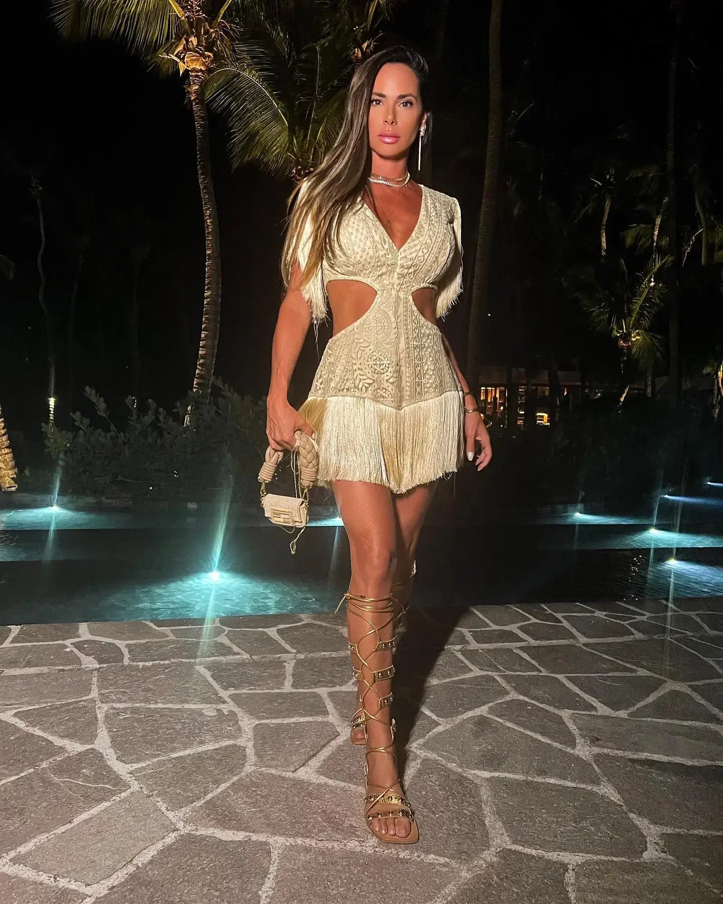 Fiji Mini Tassle Dress