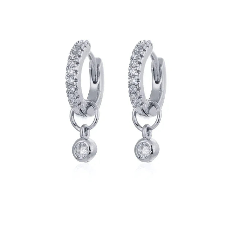Cubic Zirconia Fashion Stud Earings (Mix and Match)