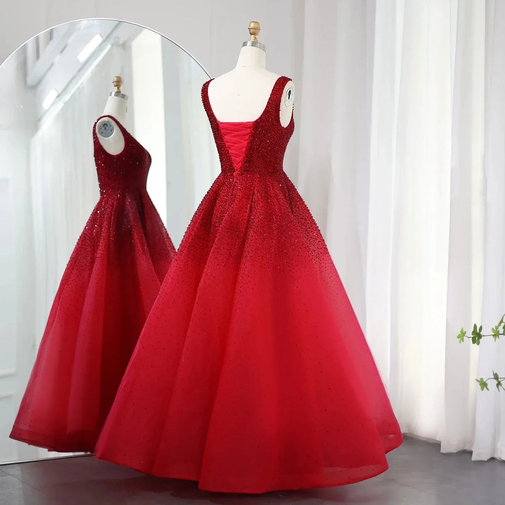 Holiday Cheer Crystal Ball Gown