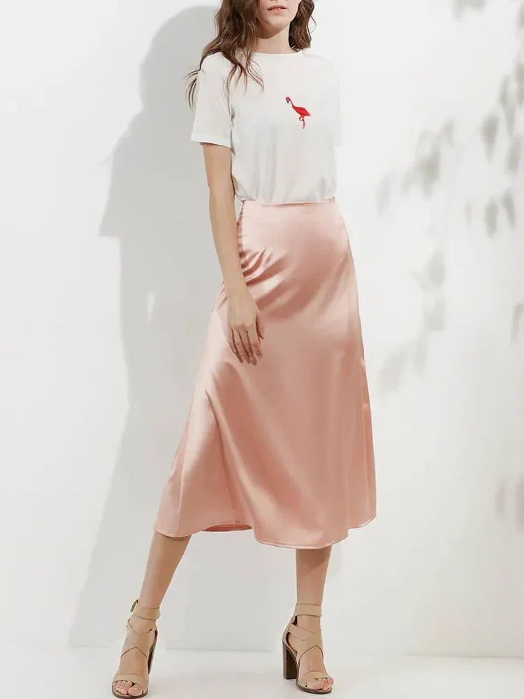 Classic Satin Pencil Sirt