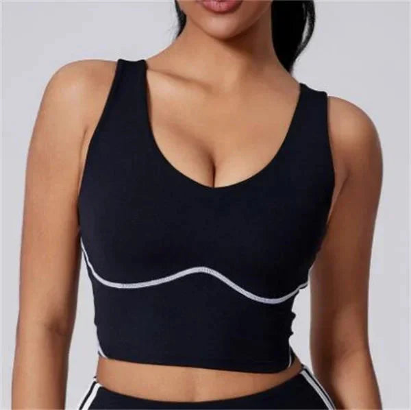 2025 1/2PCS High Waist Anti Shorts Yoga Set Women Sport Bra Gym Workout Skirt Fitness Sports Active Suit Tennis Badminton Wear