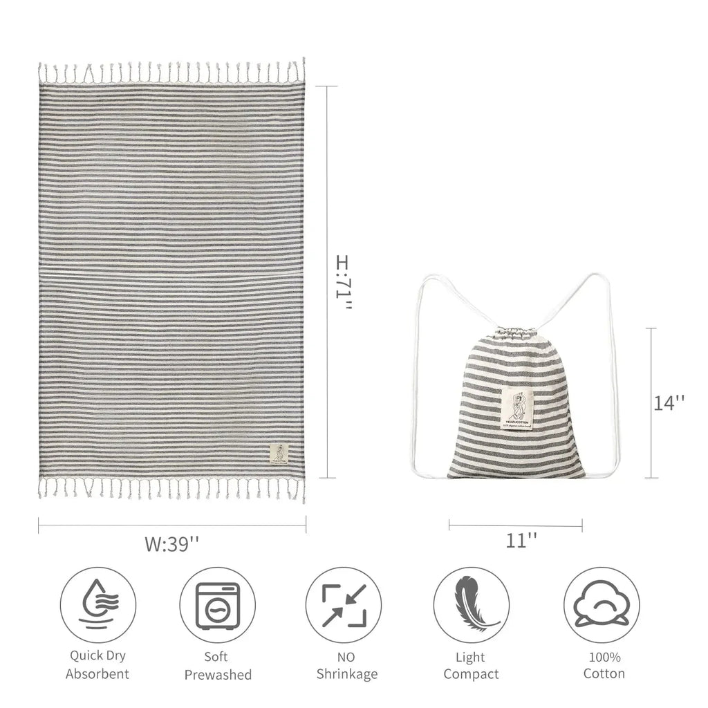 Luxury 100% cotton Turkish spa bath towel