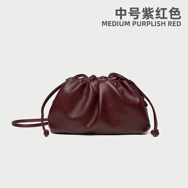Designer Faux Leather Small Crossbody Bag