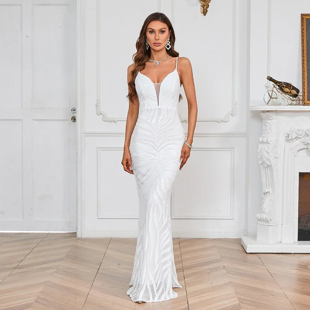 Destiny Sequin Maxi Dress