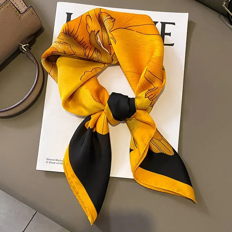 Saturday Afternoon Silk Square Scarf
