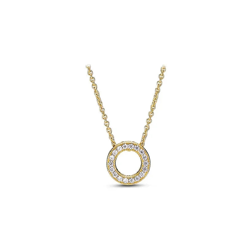 Friendship 925 Sterling Silver Zircon Necklace