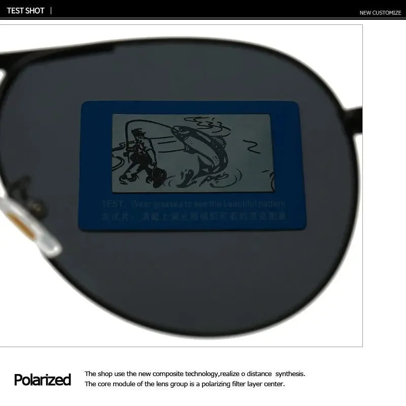 LUXMAN POLICE Driving Sunglasses Polarized UV400