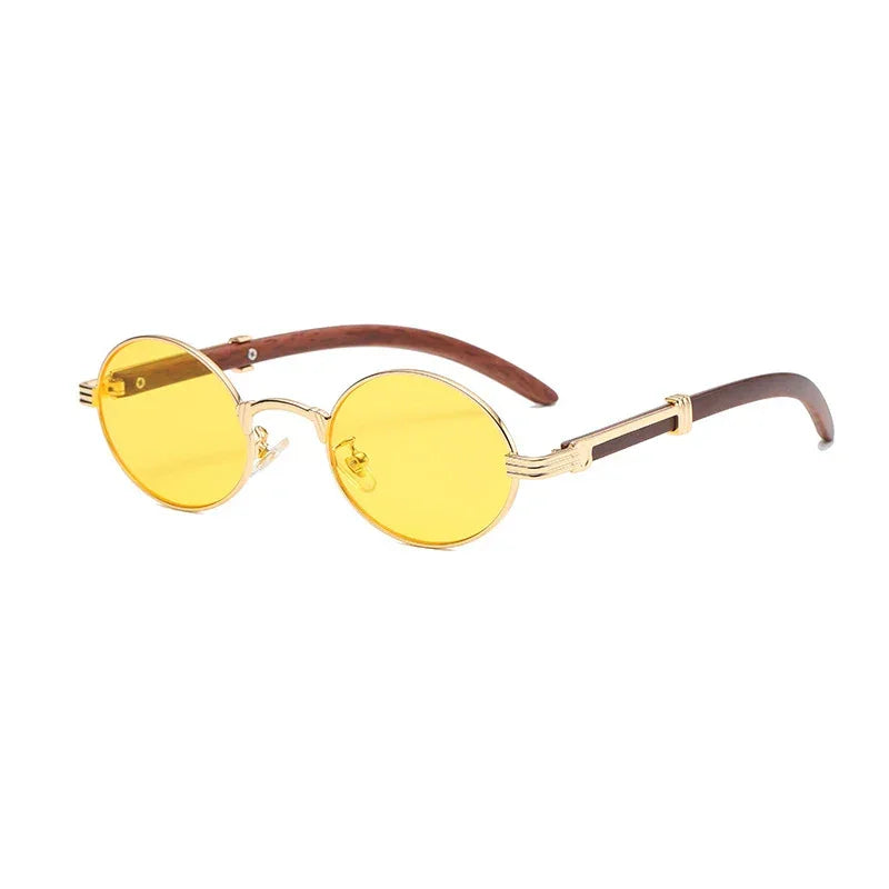 Rocker Luxury Brand Classic Oval Sunglasses