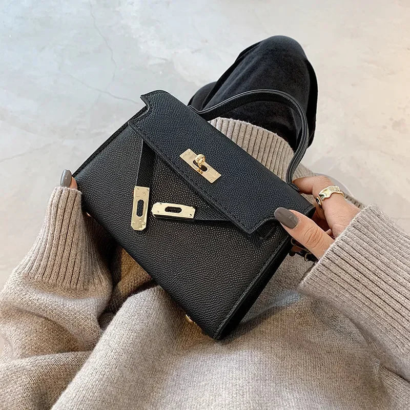 Small Bag Women's New Trend Handbag Single Shoulder Backpack Simple Texture Cross-Body Women's Bag"
