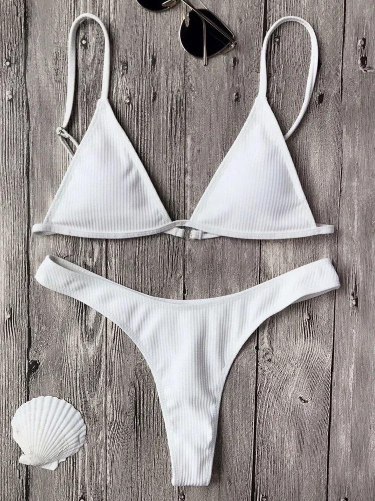 Bandeau Ribbed Bikini