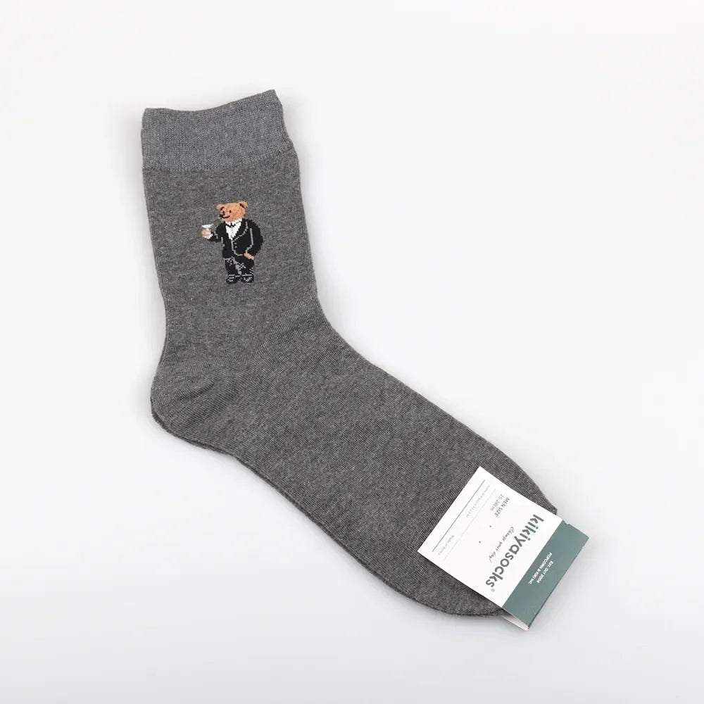Gentleman Bear Men's Socks- 1pair