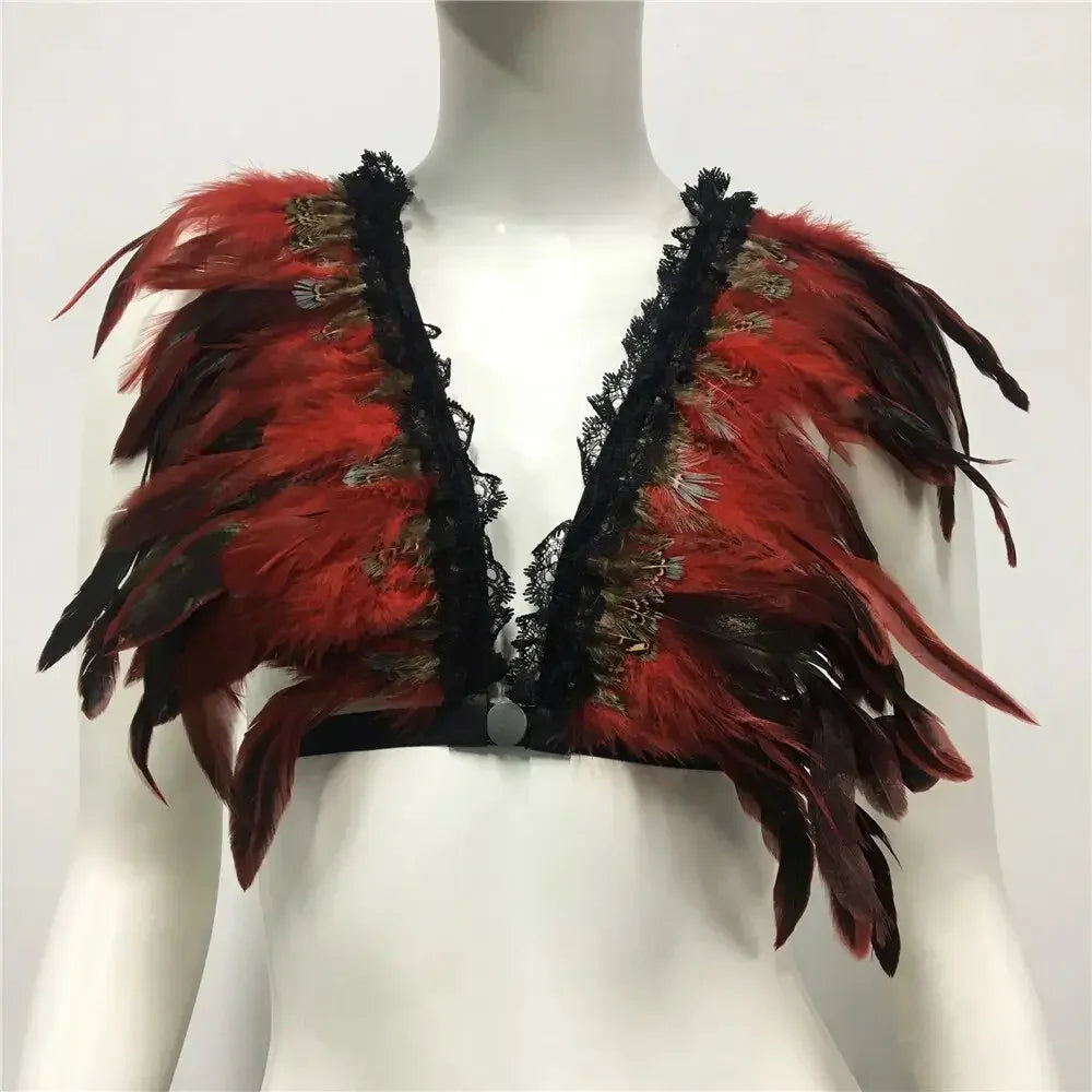 Music Festival LUX Feather Top