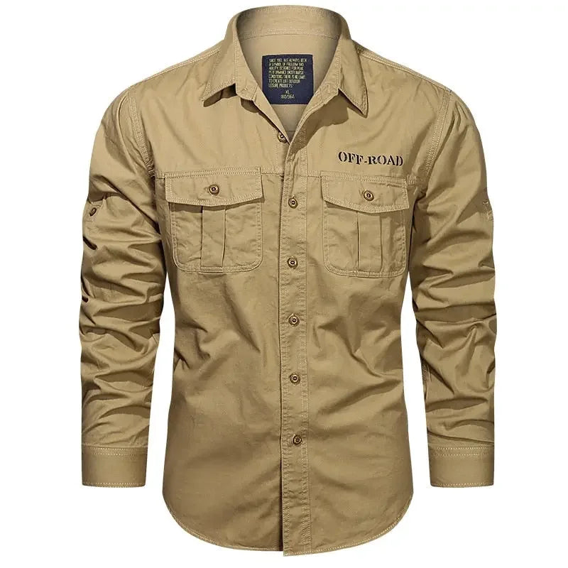 New Men's Casual Shirt 5XL 6XL Male Overshirt 2020 Military Cotton Shirts Men Brand Clothing Leisure Shirt Blouse AF1388
