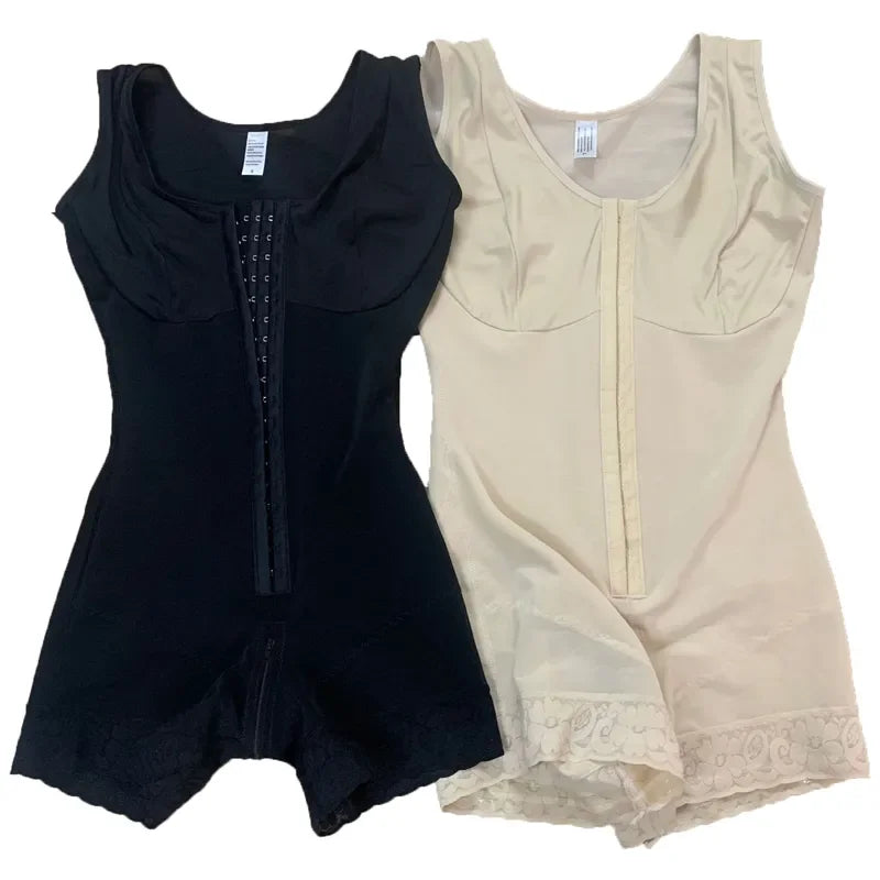 High Compression Fajas Colombiana Short Girdles With Brooches Bust For Daily And Post-Surgical Use Slimming Sheath Belly Women