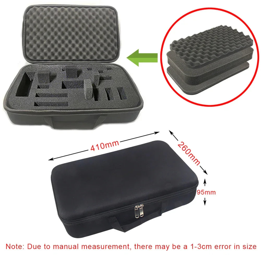 8 Slot Watch Storage Box Shockproof Watch Carry Case Organizer Protective Canvas EVA Hard Shell Zipper Watch Storage Case