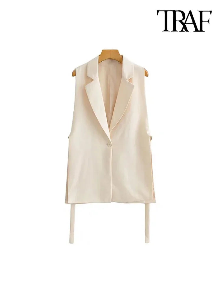 Vintage Sleeveless Chic Vest
