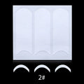 White French Manicure Nail Sticker Stencil