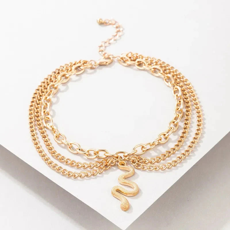 Boho Charm Anklet Chain